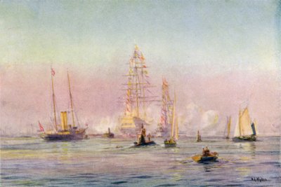 Hafen von Portsmouth, 1912 von William Lionel Wyllie