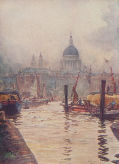 St. Pauls Kathedrale, London, 1910 von William Lionel Wyllie