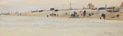 Wäscherinnen am Strand, 1873 von William Lionel Wyllie