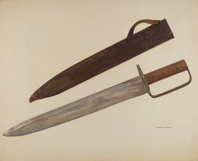 Grabendolch und Scheide, ca. 1941 von William Ludwig