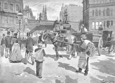 Ludgate Circus, 1891 von William Luker