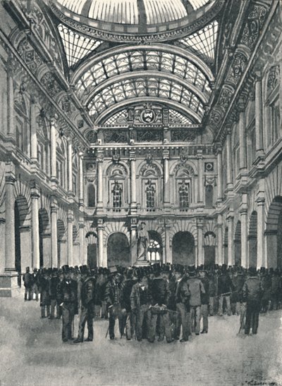 Auf dem Börsenplatz - Royal Exchange, 1891 von William Luker