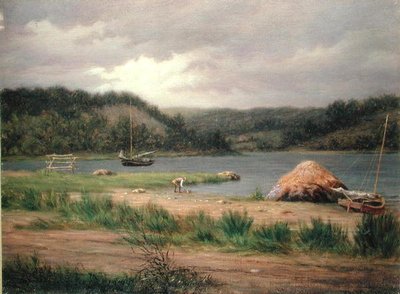 Muschelsammeln, Long Island von William M Davis