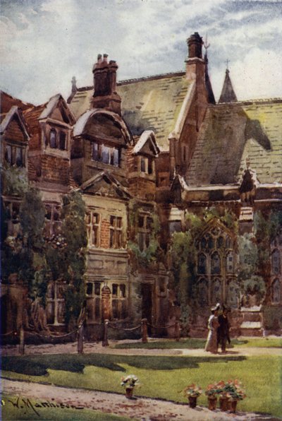 Der Alte Hof, Pembroke College von William Matthison