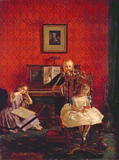 Musik hat Reize, 1861 von William Maw Egley
