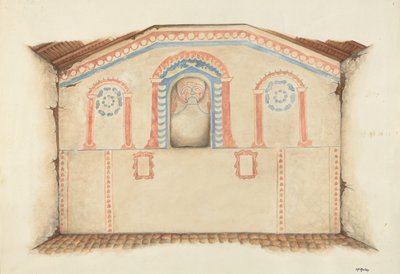 Wandmalerei Reredos von William McAuley