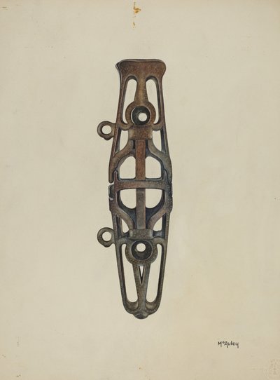 Peitschenhalter, ca. 1937 von William McAuley