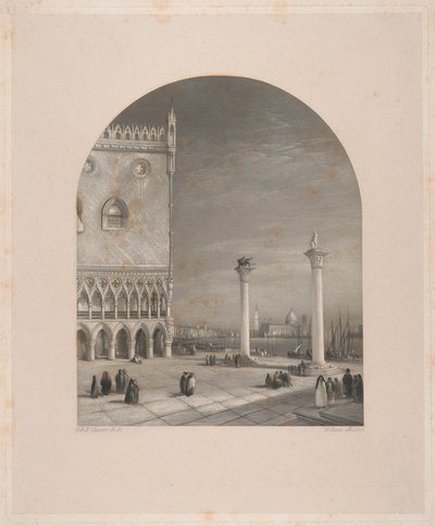 Venedig - die Piazzetta von William Miller