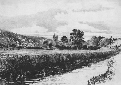 Amersham und der Fluss Misbourne, 1904 von William Monk