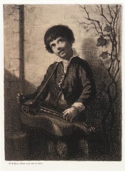 Drehorgeljunge von William Morris Hunt