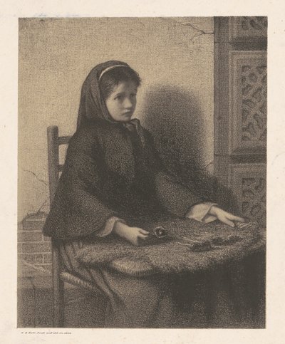 Veilchenmädchen von William Morris Hunt