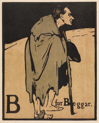 Ein Alphabet: B steht für Bettler von William Nicholson