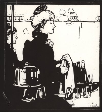 Barkeeperin von William Nicholson