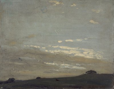 Der silberne Sonnenuntergang (1909-1910) von William Nicholson