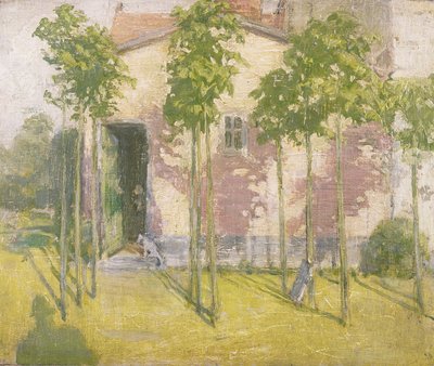 Das Atelier im Frühling, Sutton Veny von William Nicholson