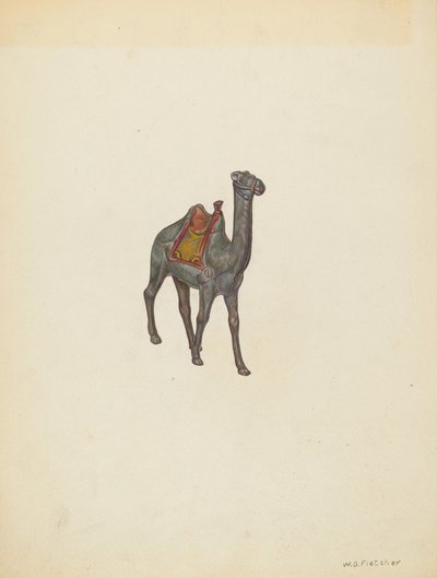 Kamel-Sparbüchse, um 1940 von William O. Fletcher