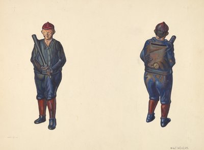 Baseballspieler Sparbüchse von William O. Fletcher
