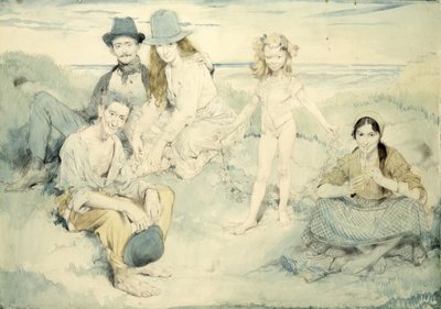 An der irischen Küste von William Orpen