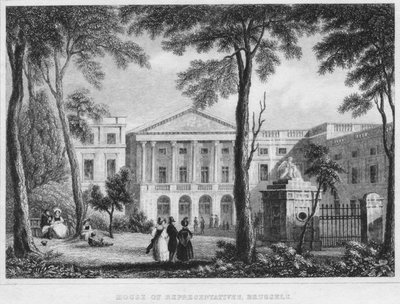 Abgeordnetenhaus, Brüssel, 1850 von William Owen