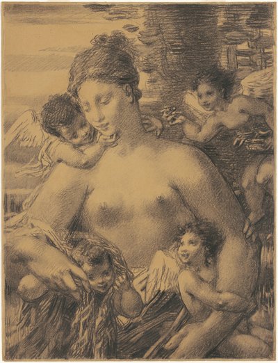 Akt mit Cherubim von William P. Babcock