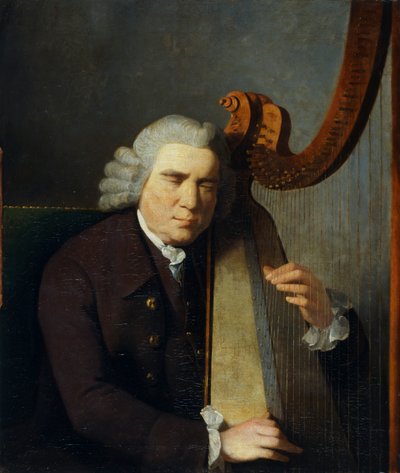 Der blinde Harfenist, John Parry, 1710-1782, 1775-91 von William Parry