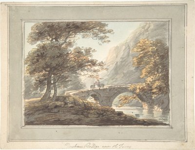 Denham-Brücke über den Tavy, 1780-1830 von William Payne