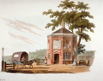 Tyburn Turnpike, London von William Pickett