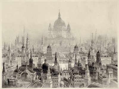 Hauptgebäude von Sir Christopher Wren von William Richardson