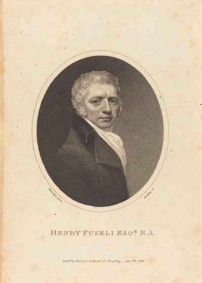 Henry Fuseli von William Ridley after John Opie