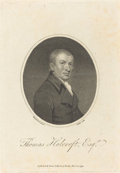 Thomas Holcroft von William Ridley after Samuel Drummond