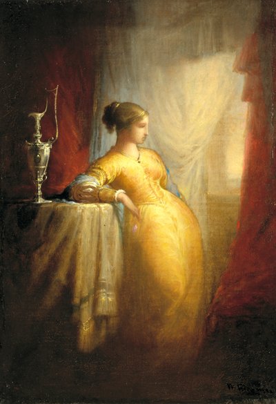 Am Fenster, ca. 1870 von William Rimmer