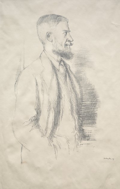 George Bernard Shaw von William Rothenstein