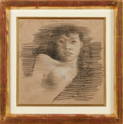 Mädchen in Paris von William Rothenstein