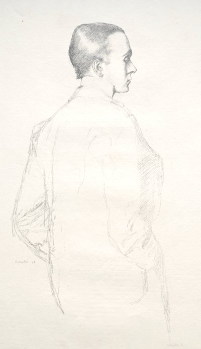Max Beerbohm, 1898 von William Rothenstein