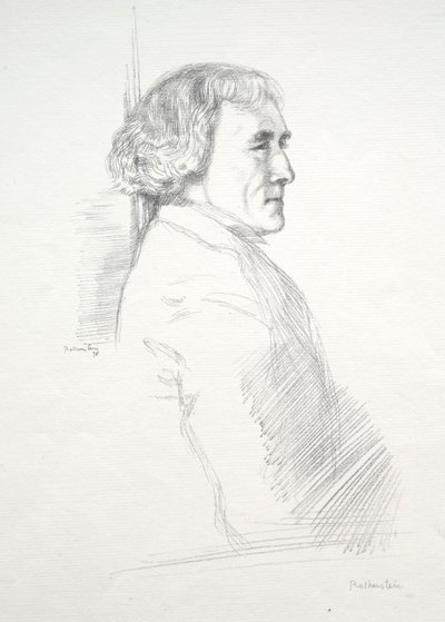 Sir Henry Irving, 1898 von William Rothenstein