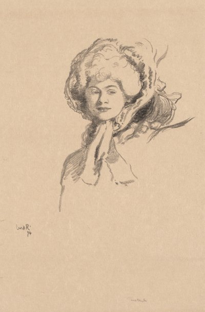 Die Millamant oder Haube und Puder von William Rothenstein