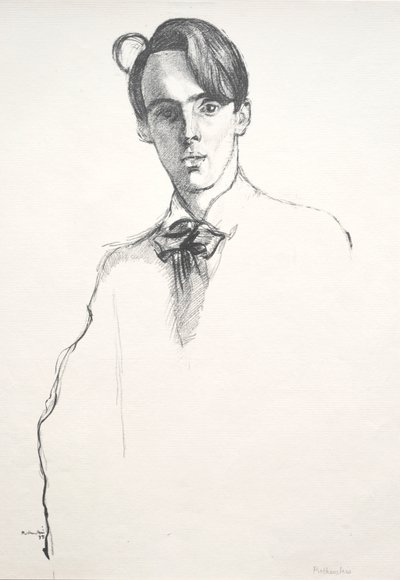 William Butler Yeats von William Rothenstein
