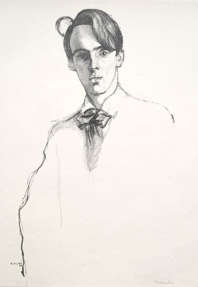 William Butler Yeats, 1898 von William Rothenstein
