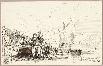 Hafenszene von William Roxby Beverley
