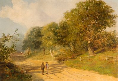 Straße nach Redheugh Hall, 1856 von William Ryott