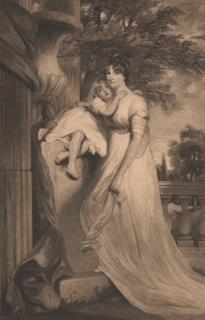 Lady Mildmay und Kind von William Say