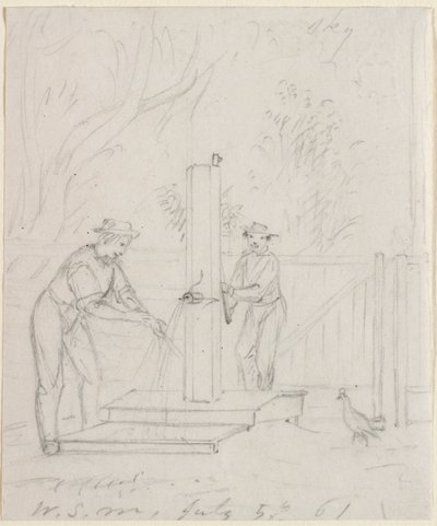 Am Brunnen von William Sidney Mount