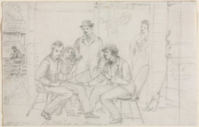 Eine Melodie fangen, wahrscheinlich 1867 von William Sidney Mount