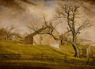 Farmhäuser auf Long Island von William Sidney Mount