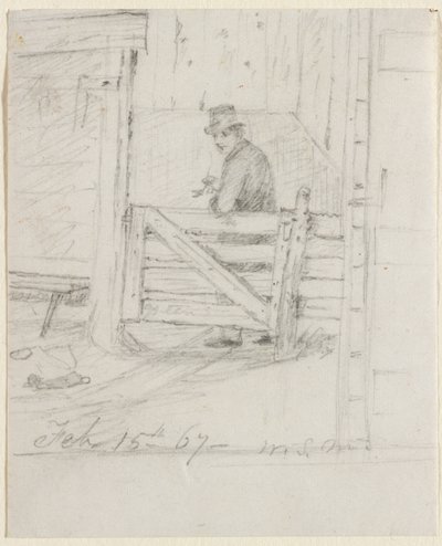 Rast am Zaun von William Sidney Mount