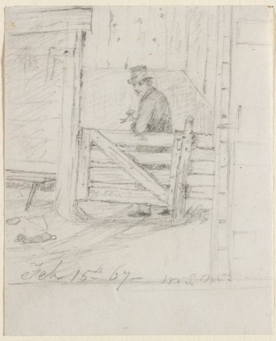 Rast am Zaun von William Sidney Mount