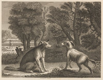 Der Hirtenhund und der Wolf von William Skelton