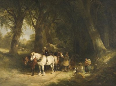 Der Holzfuhrwagen von William Snr. Shayer