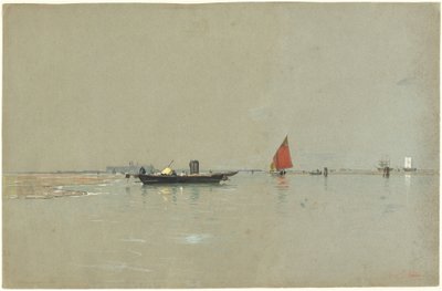 Eine venezianische Lagune von William Stanley Haseltine