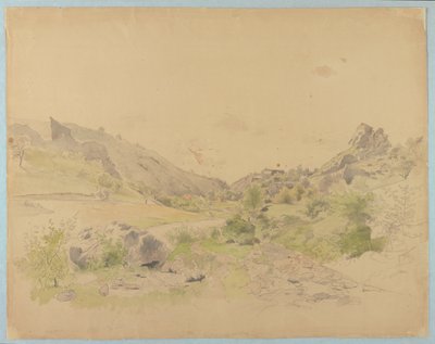 Studie der Landschaft von William Stanley Haseltine